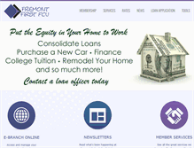 Tablet Screenshot of fremontcu.org